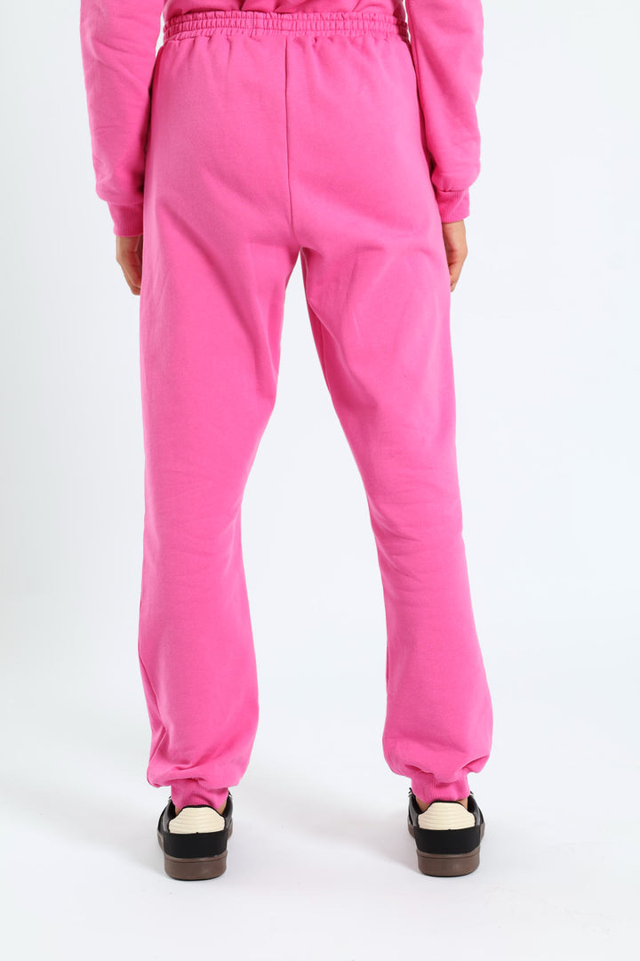 Girls Goals Fleece Jogger - Cerise