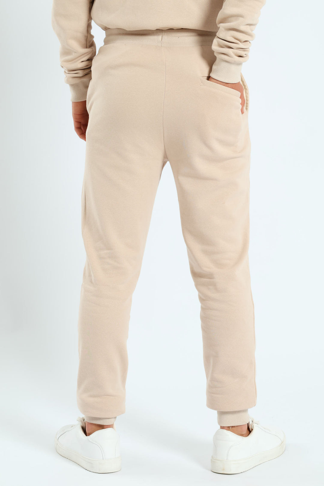 Boys Silicone Leg Print Jogger - Stone