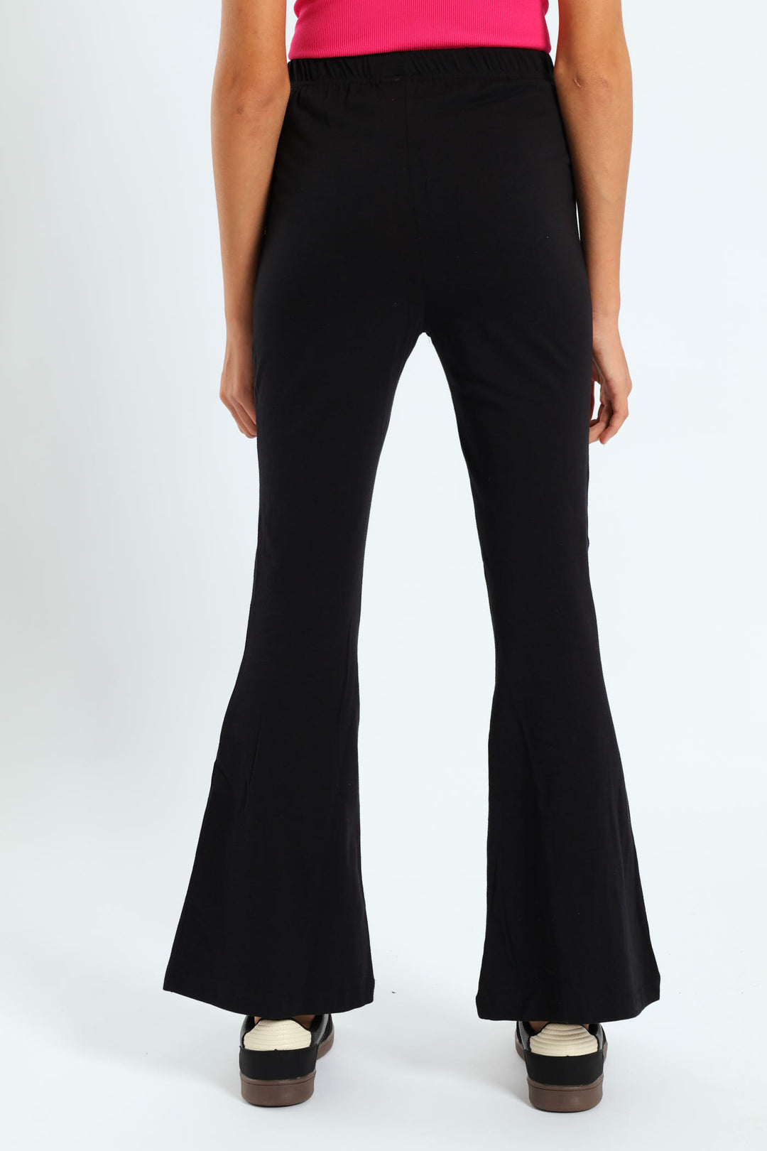 Girls Wide Leg Legging - Black