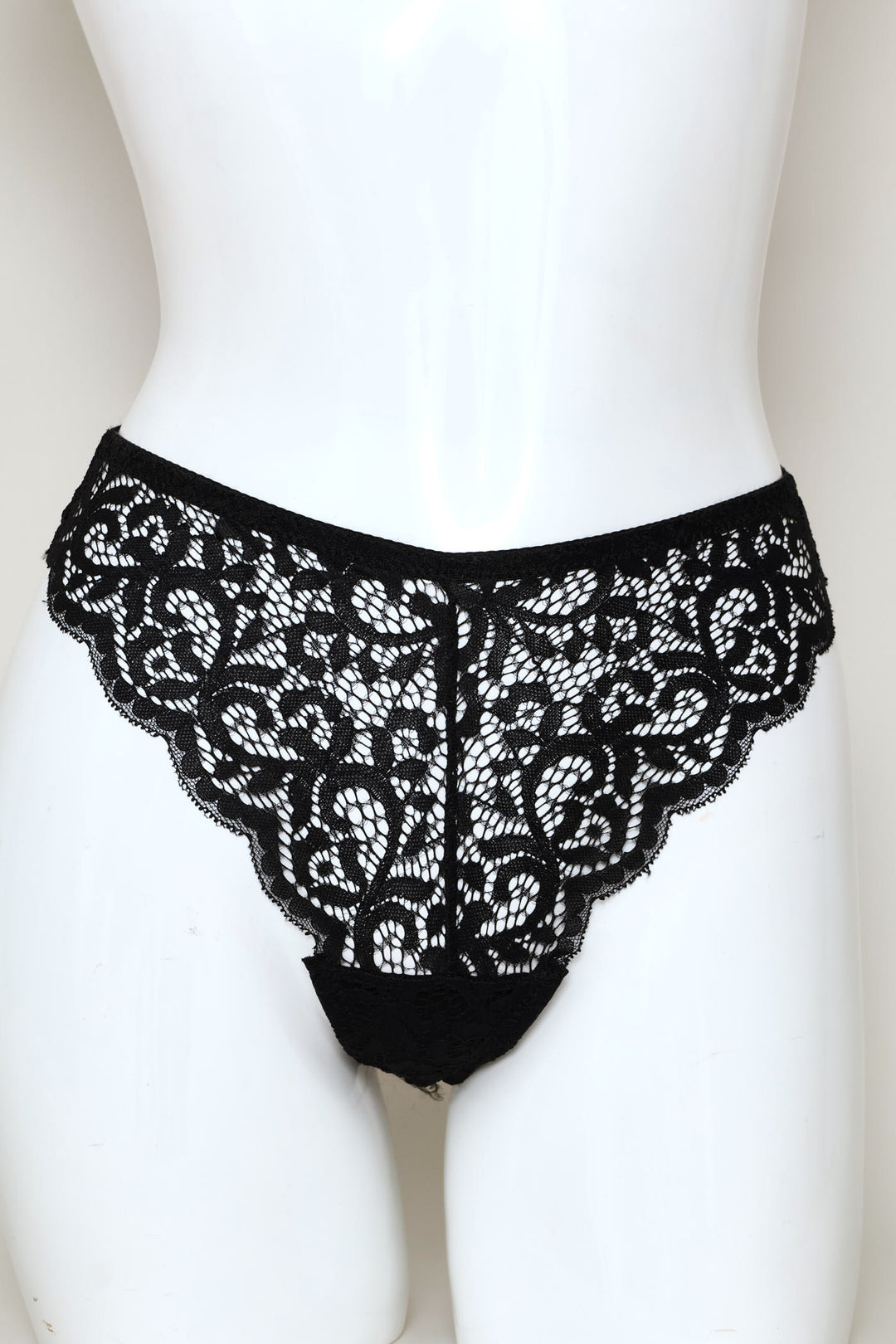 3 Pack Lace Thong Panties - Neutral