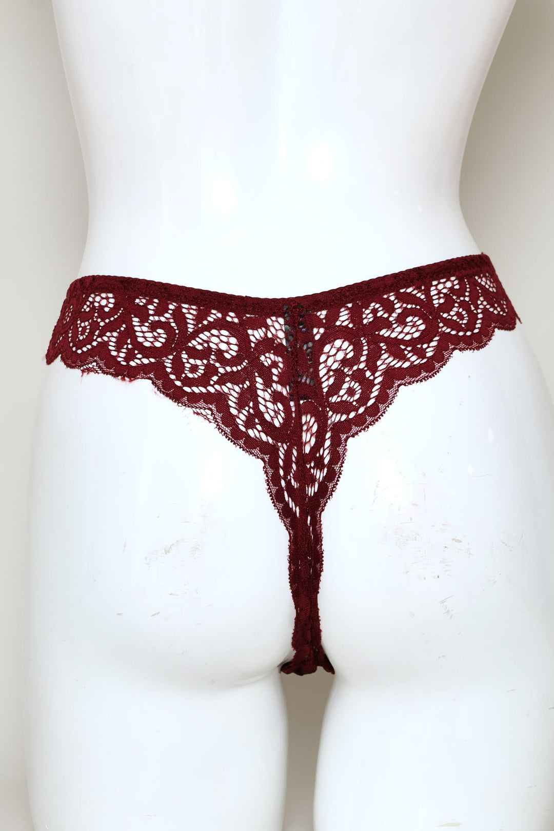 3 Pack Lace Thong Panties - Neutral