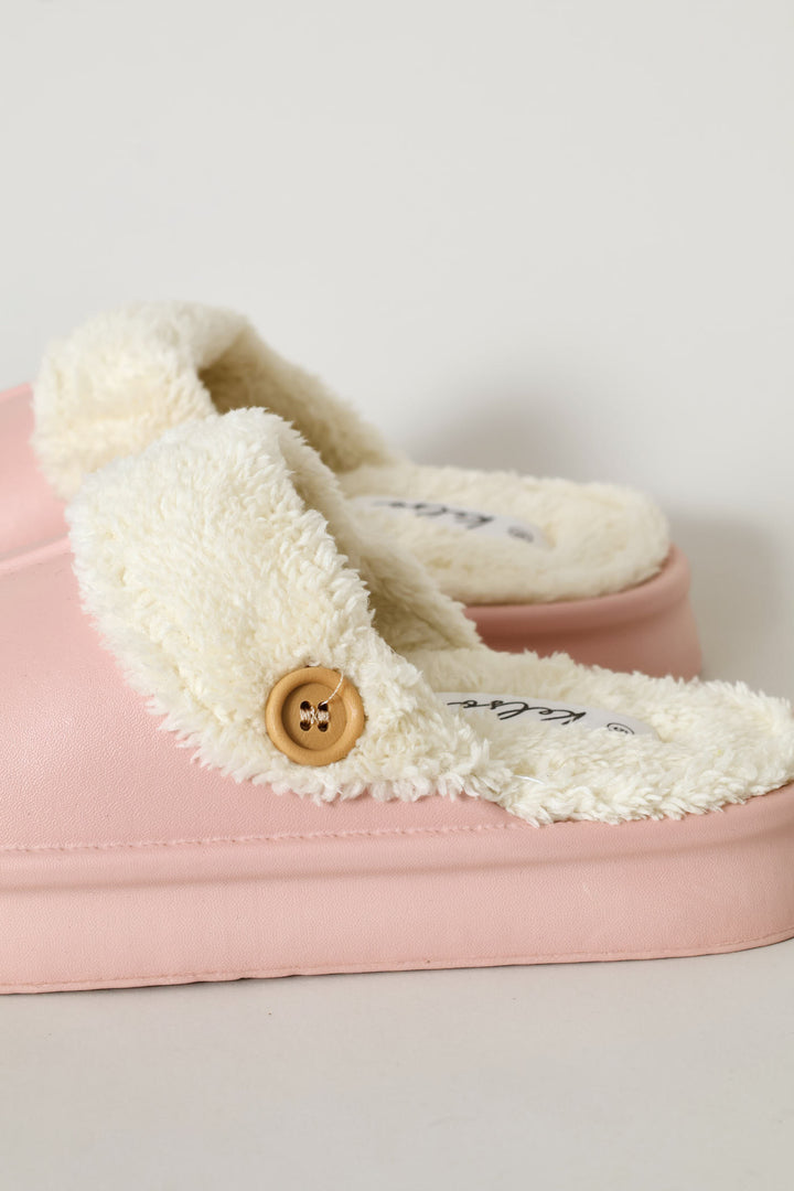 Lined Eva Slipper - Dusty Pink