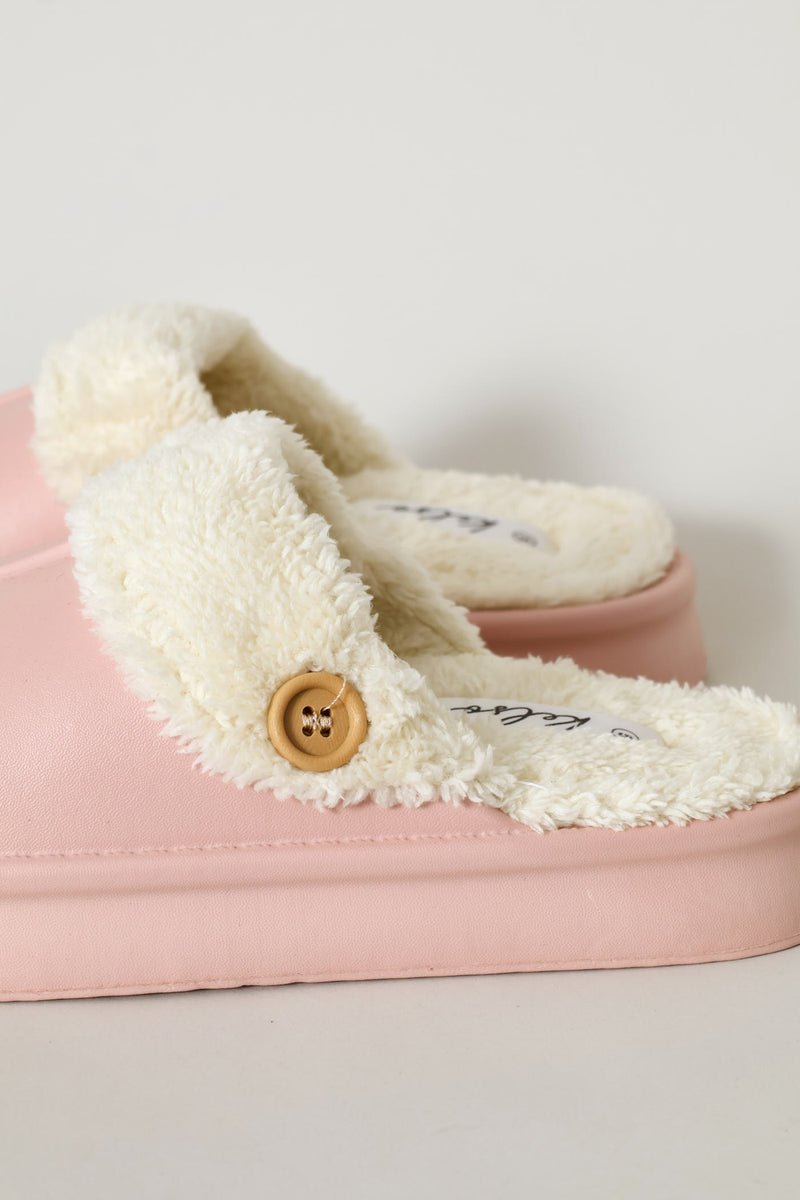 Lined Eva Slipper - Dusty Pink