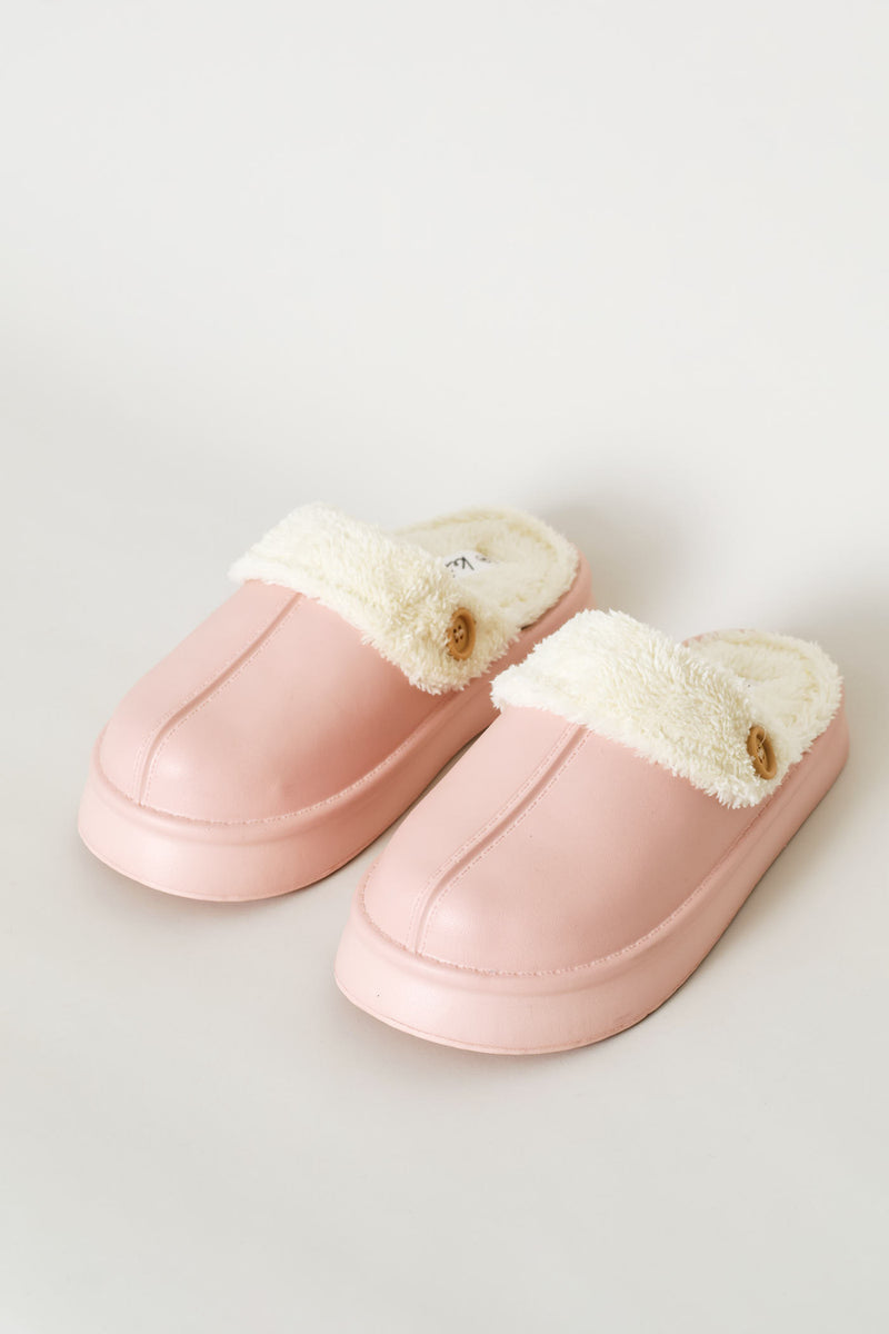 Lined Eva Slipper - Dusty Pink