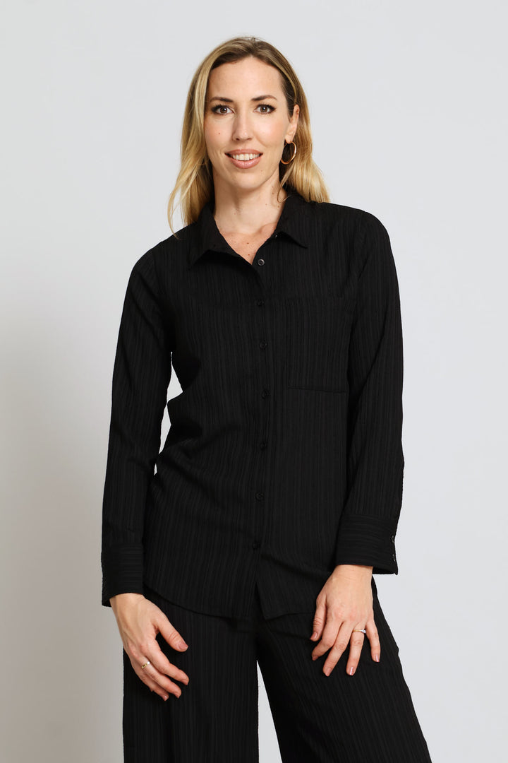 Textured Shirt - Black