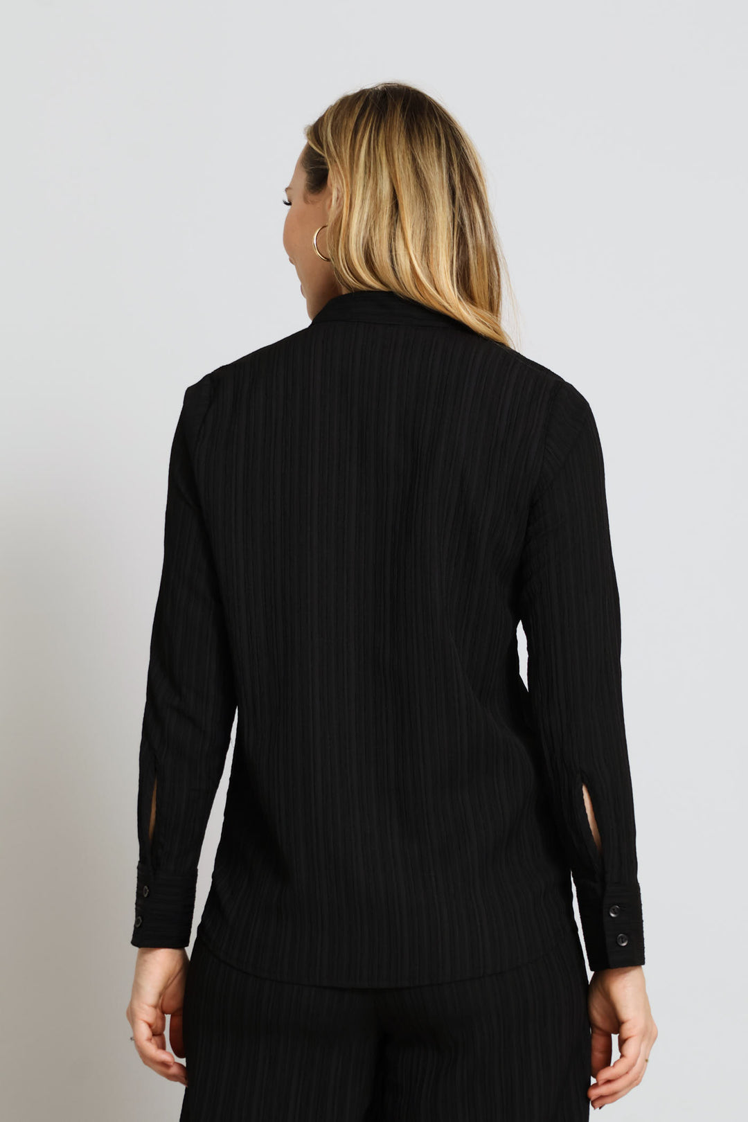Textured Shirt - Black