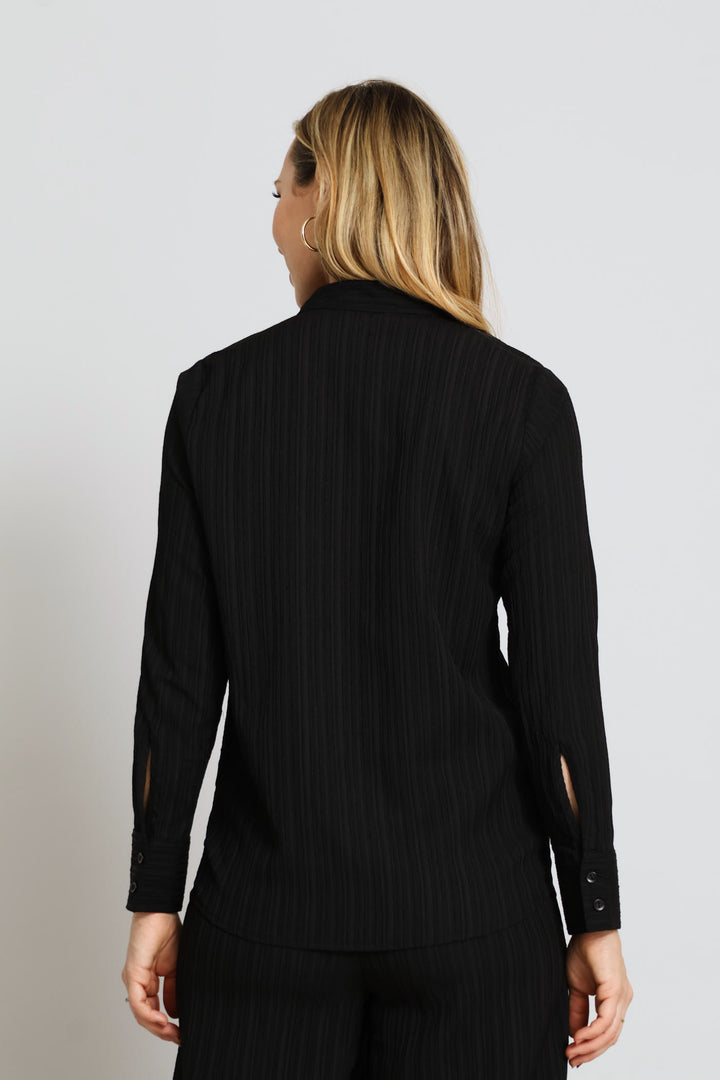 Textured Shirt - Black