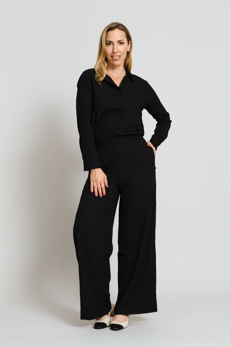 Textured Shirt - Black