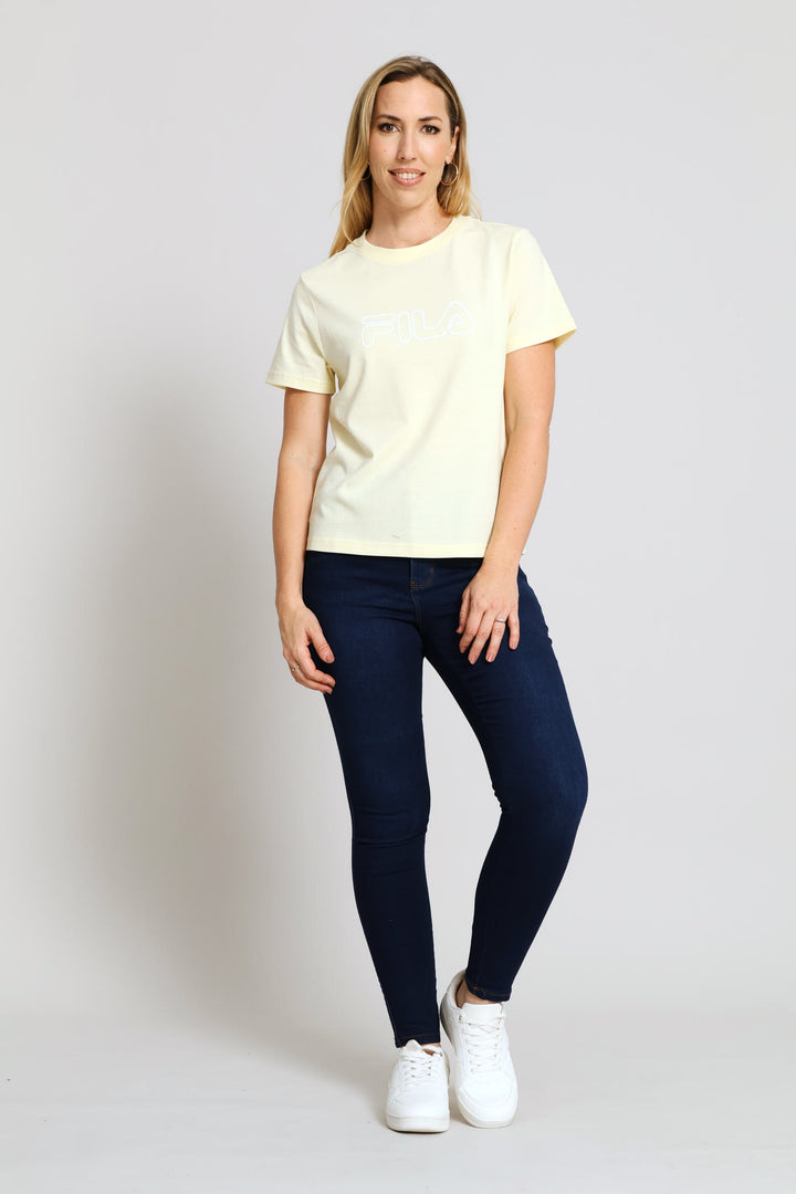 Monroe T-Shirt - Pastel Yellow