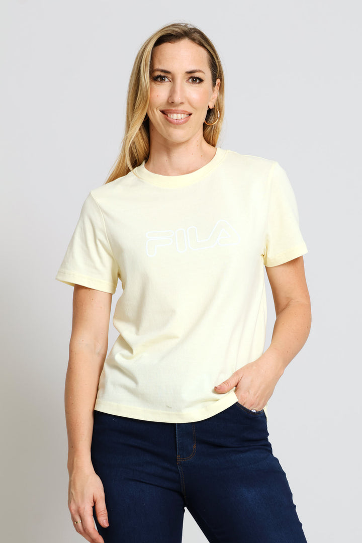 Monroe T-Shirt - Pastel Yellow