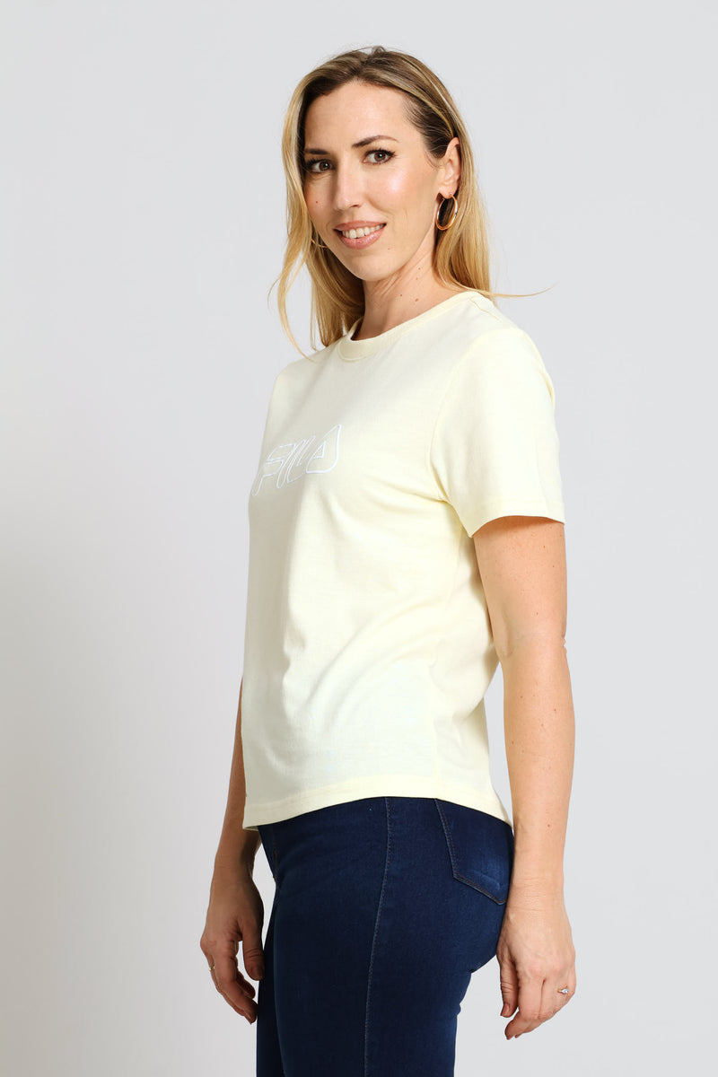 Monroe T-Shirt - Pastel Yellow