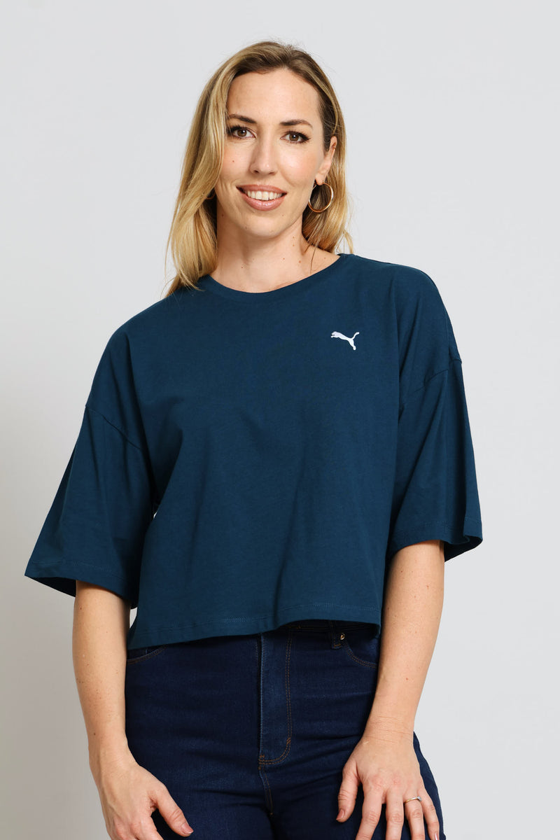 Wardrobe Oversized Short Tee - Petrol