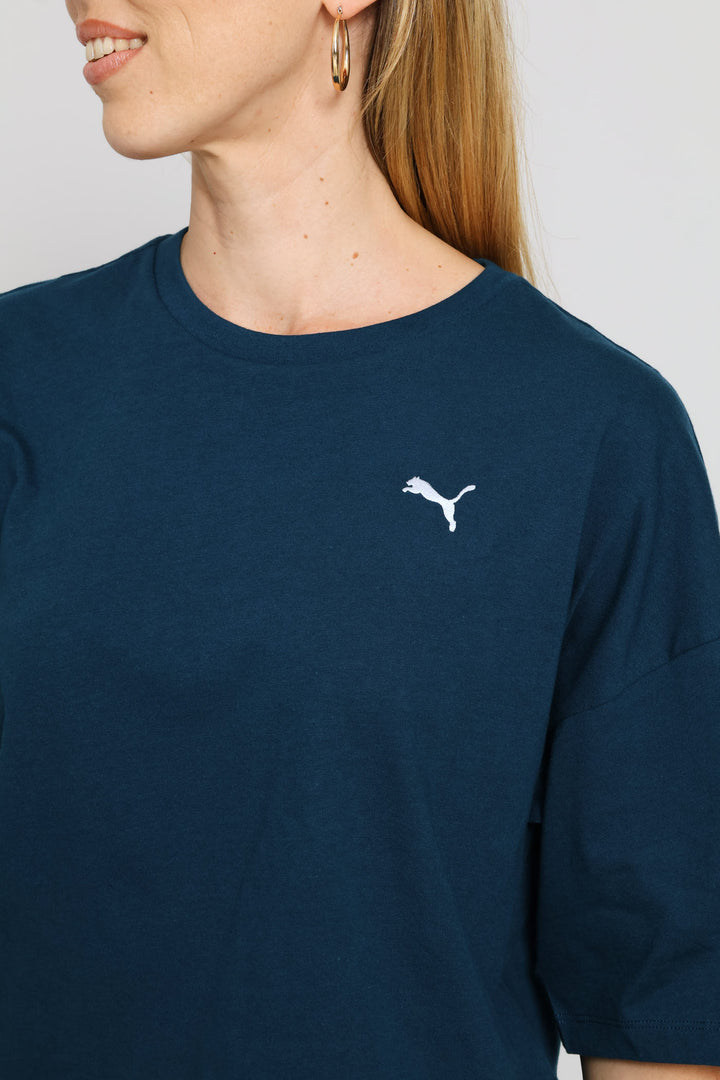Wardrobe Oversized Short Tee - Petrol