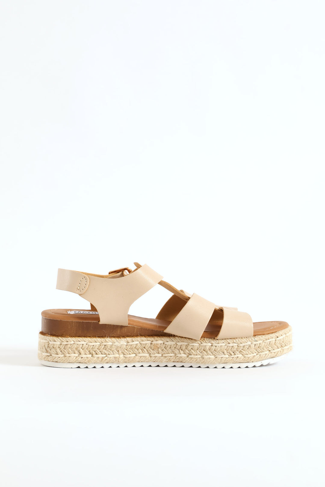 Multi Strap Espadrille Sandal - Nude