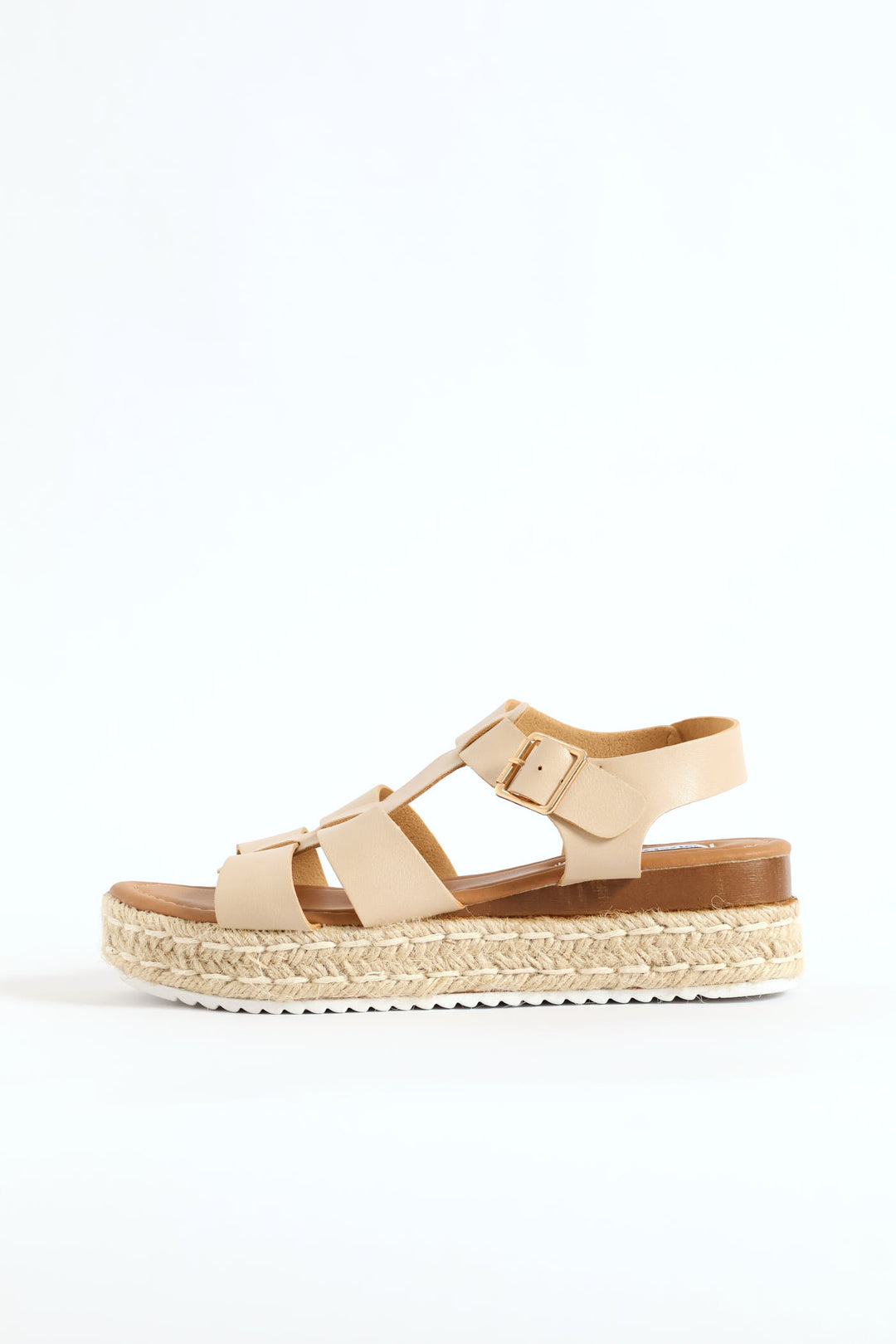 Multi Strap Espadrille Sandal - Nude