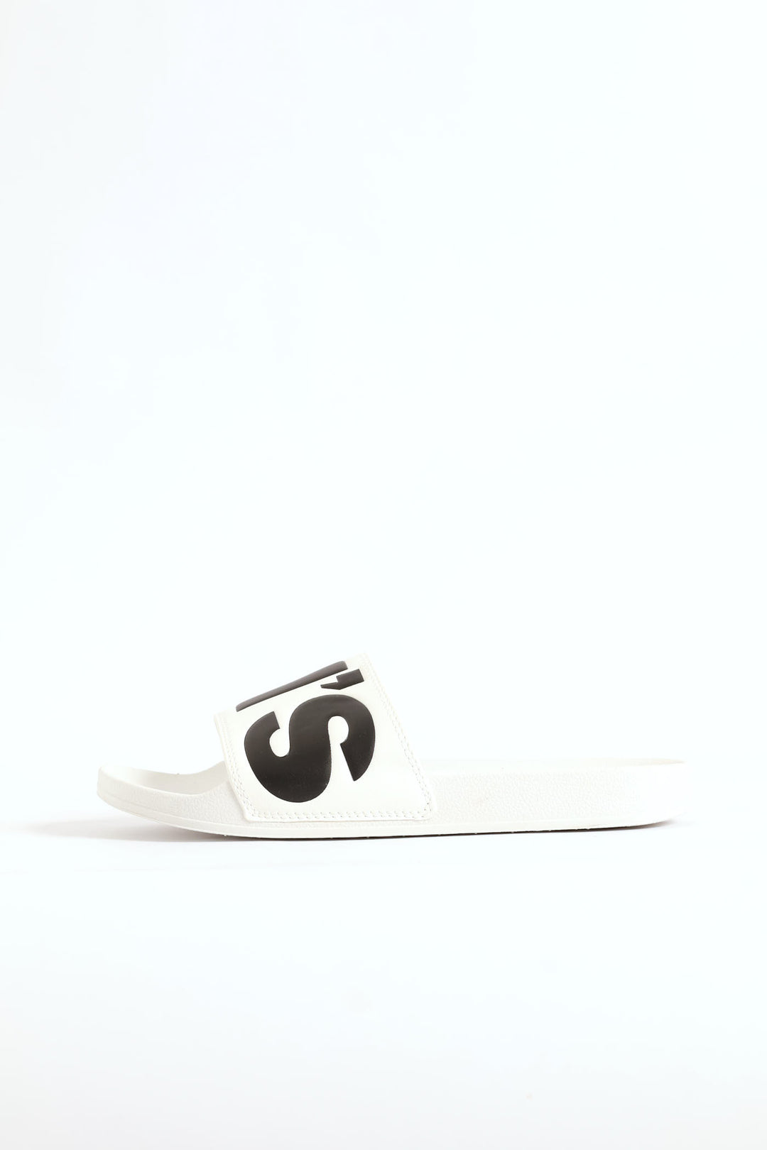 June Pool Slide - White/Black