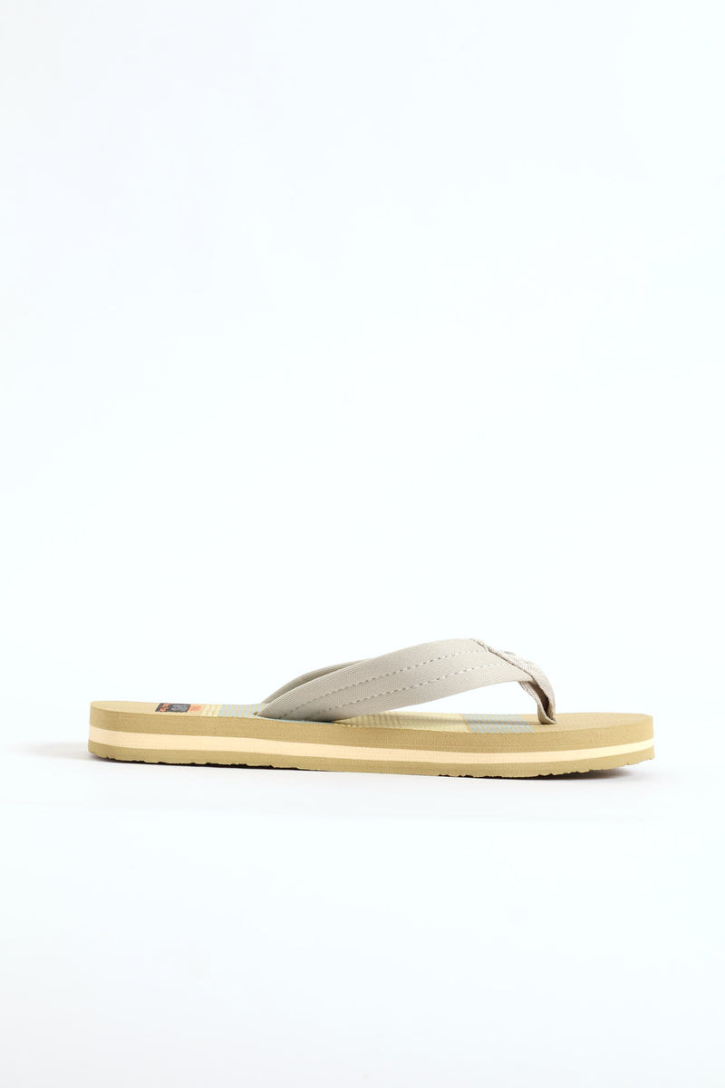 Nautical Thong Sandal - Taupe