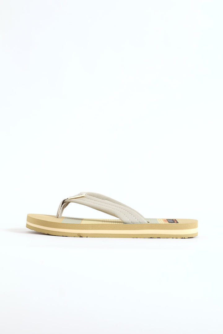 Nautical Thong Sandal - Taupe