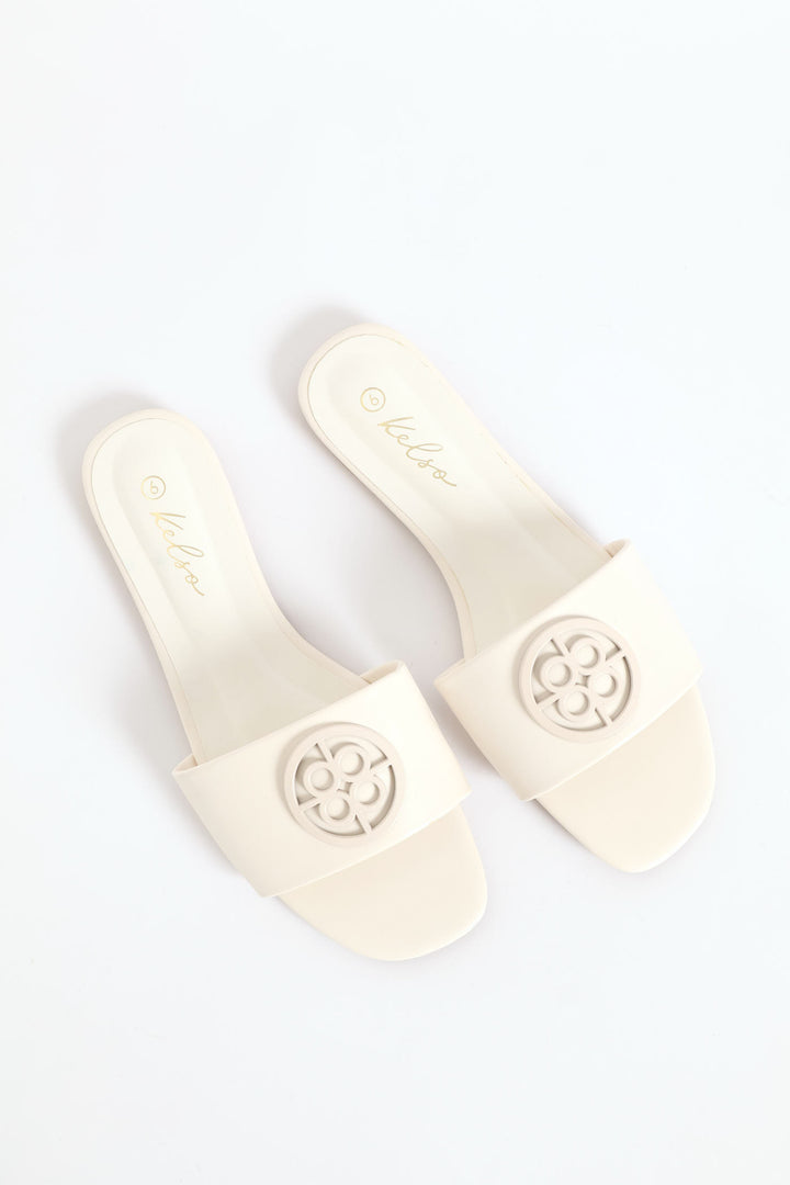 Single Band Trim Mule - White