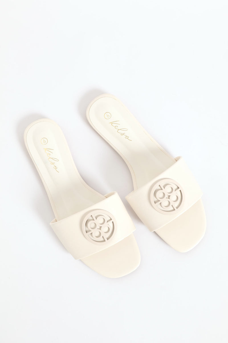 Single Band Trim Mule - White
