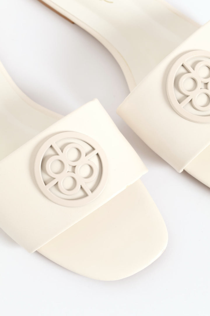 Single Band Trim Mule - White