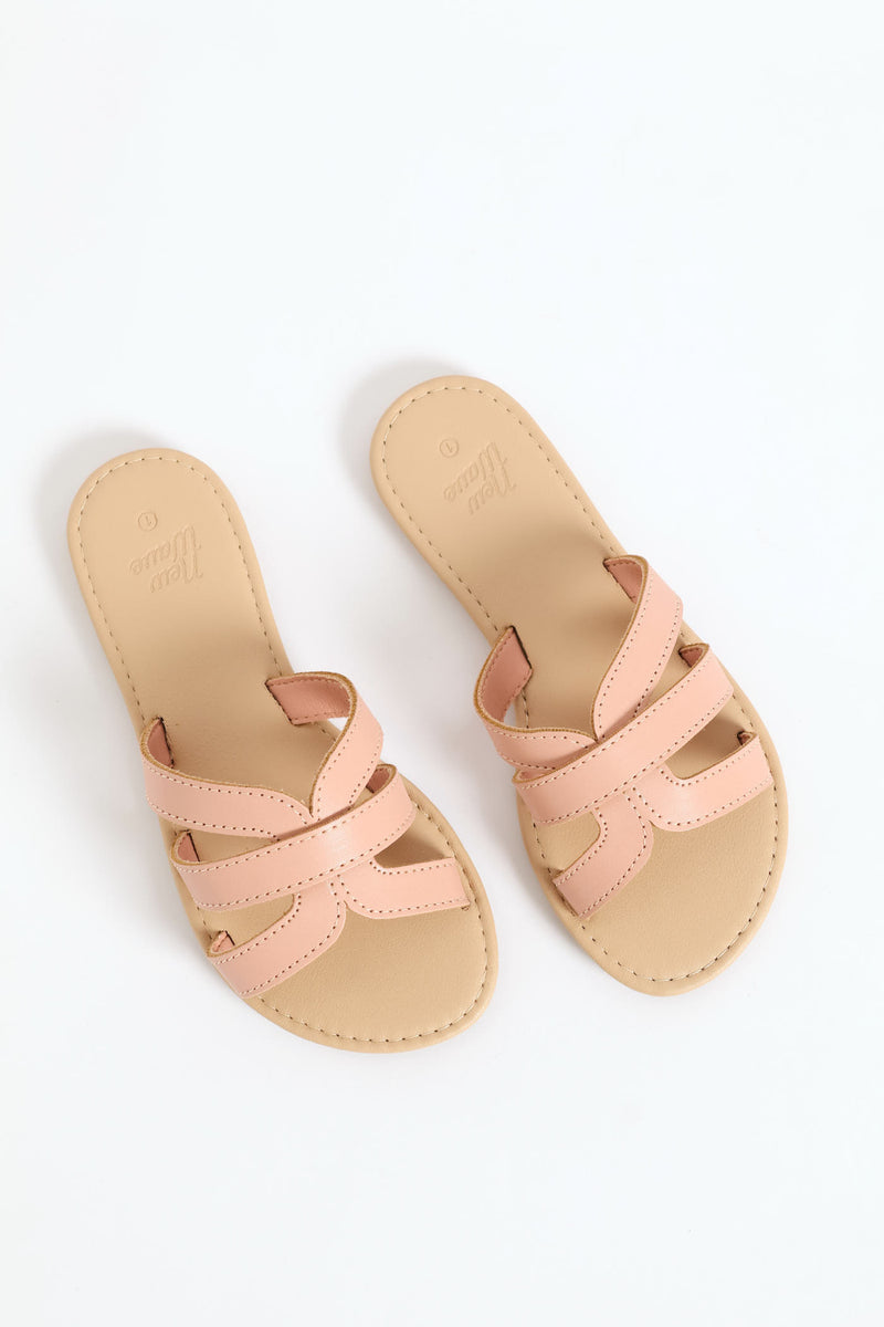 Girls Mule Sandal - Blush