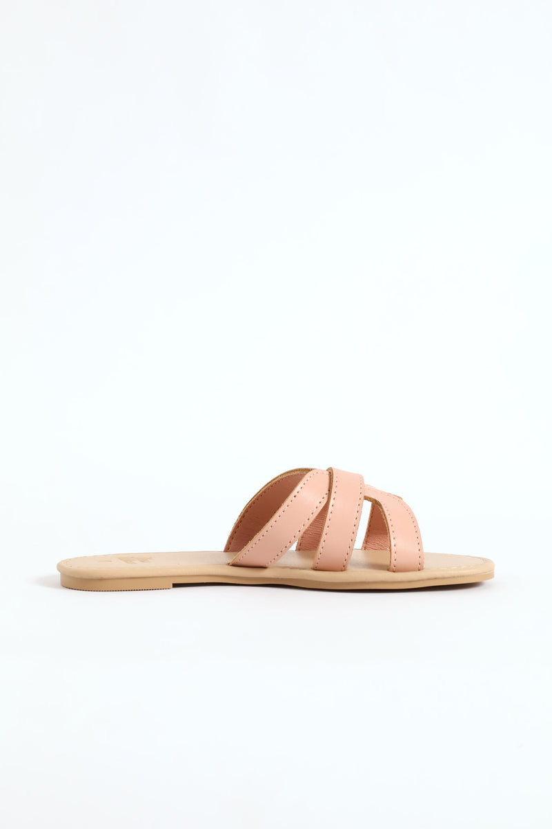 Girls Mule Sandal - Blush