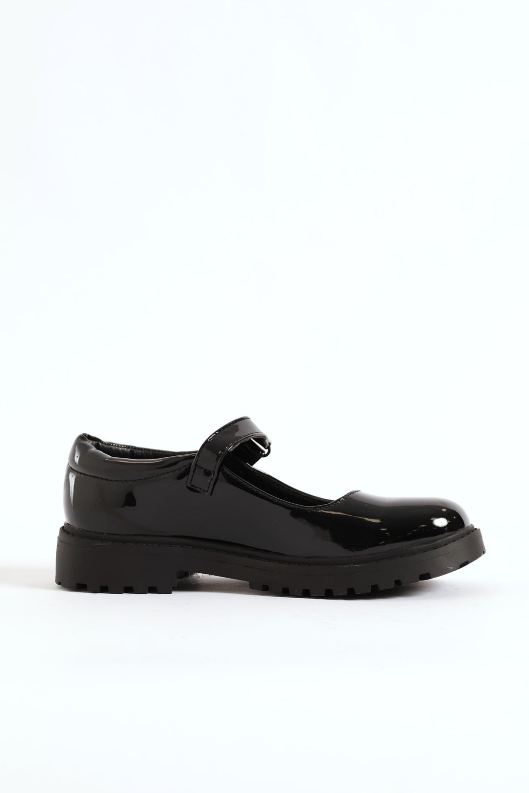 Girls Patent Mary Jane Shoe - Black