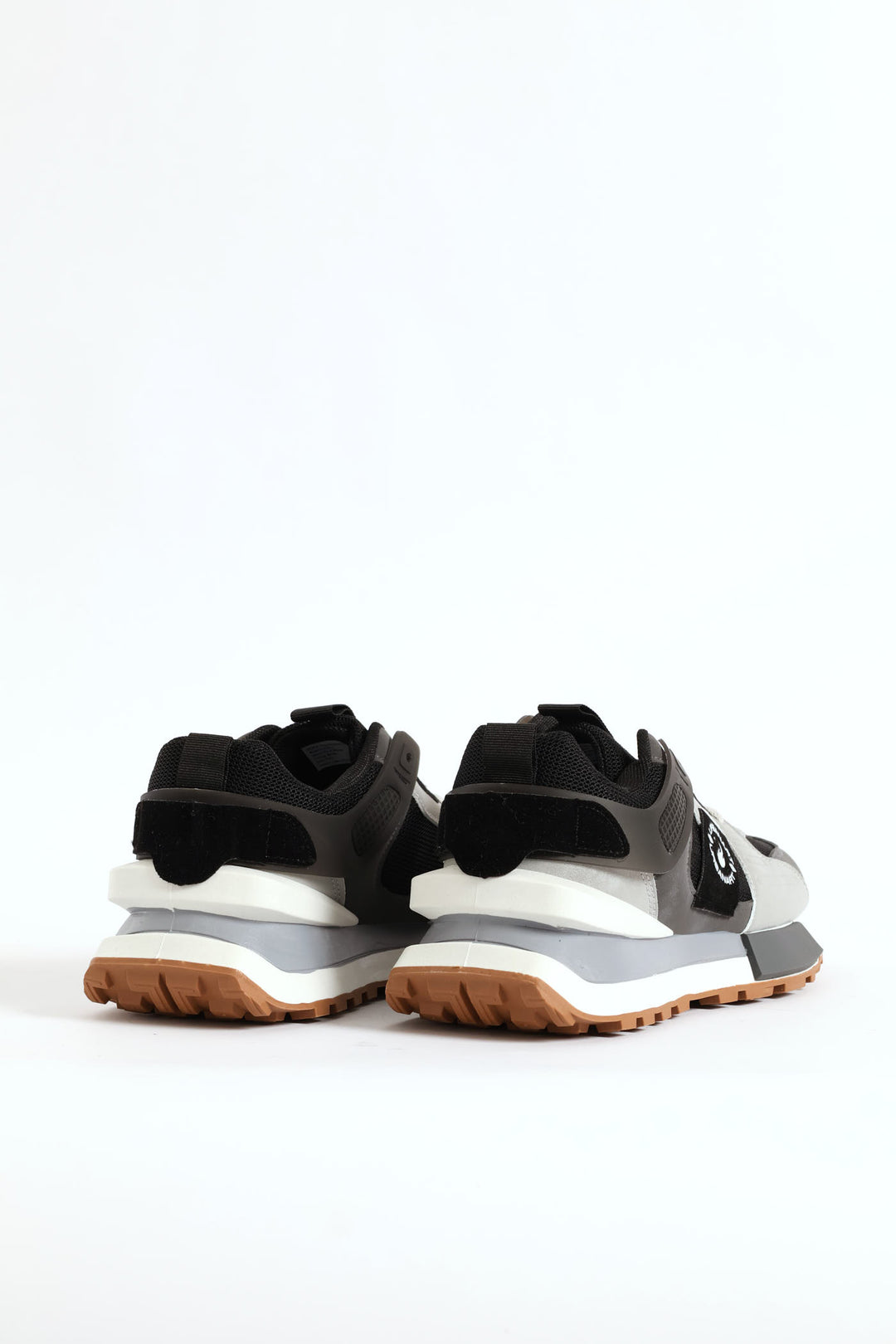 Spirex 1 Nubuck Mesh Panelled Trainer - Grey