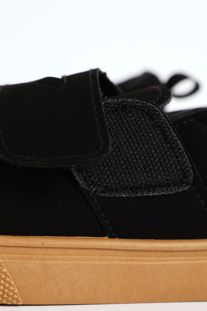 Boys Velcro Smart Sneaker - Black