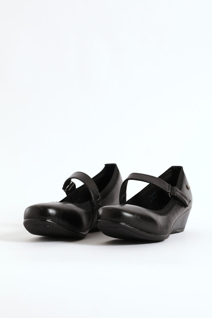 Mary Jane Flats - Black