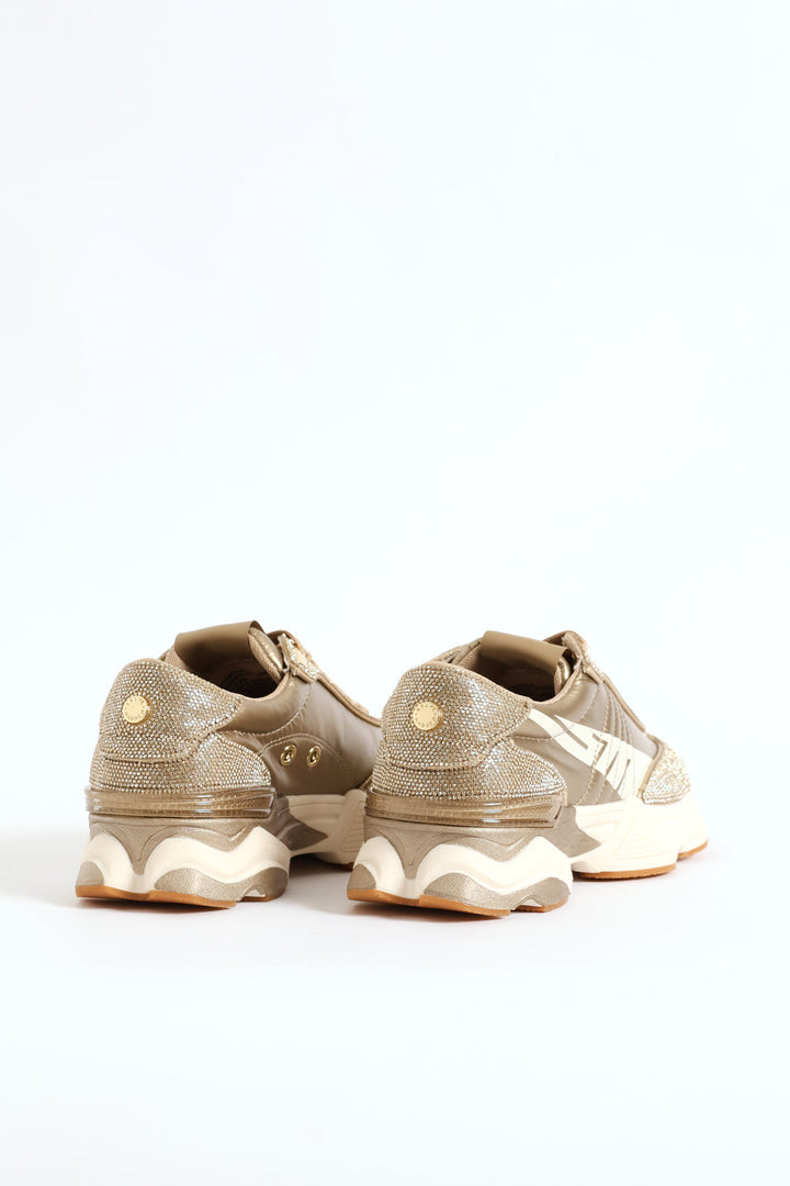 Setback-R Sportie Sneaker - Gold