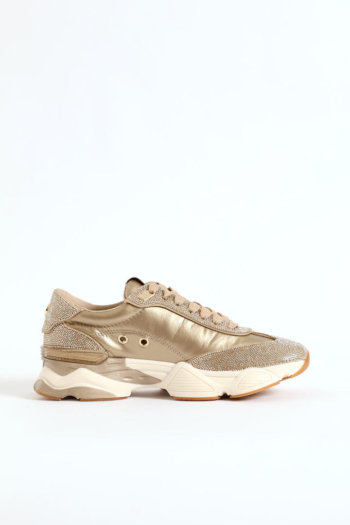 Setback-R Sportie Sneaker - Gold