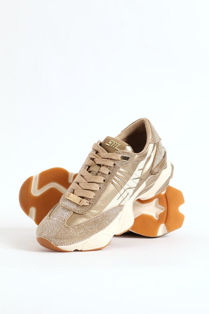 Setback-R Sportie Sneaker - Gold