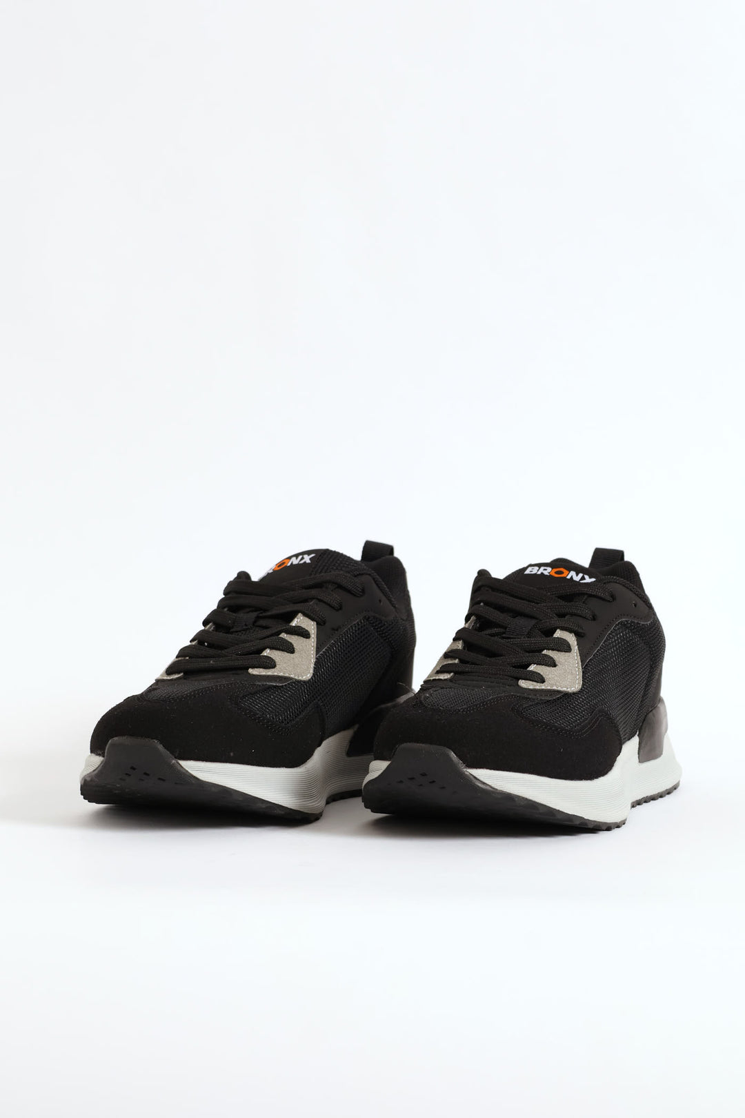 Oslo Lace Up Trainer - Black