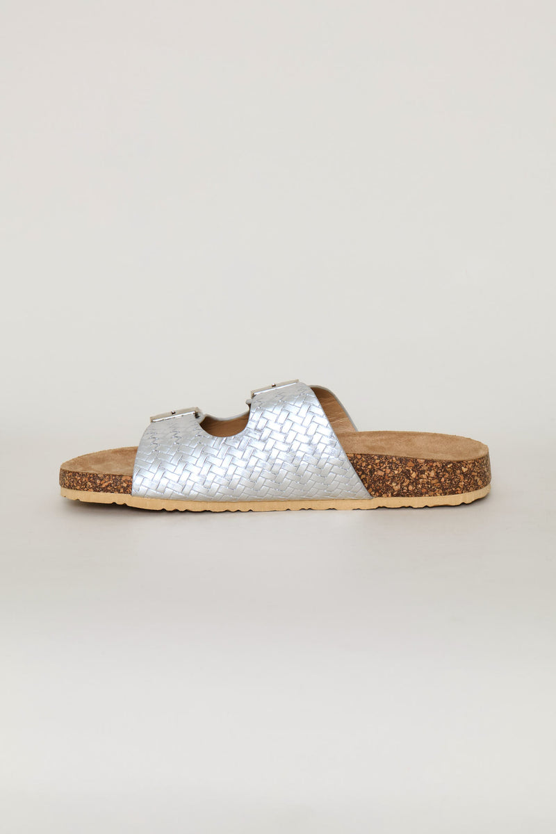 Metallic Sandal - Silver