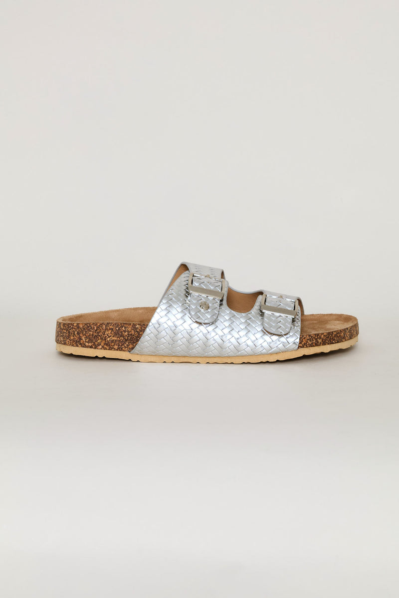 Metallic Sandal - Silver