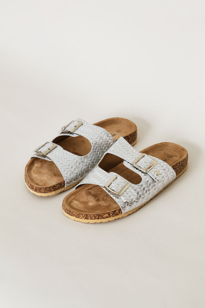 Metallic Sandal - Silver