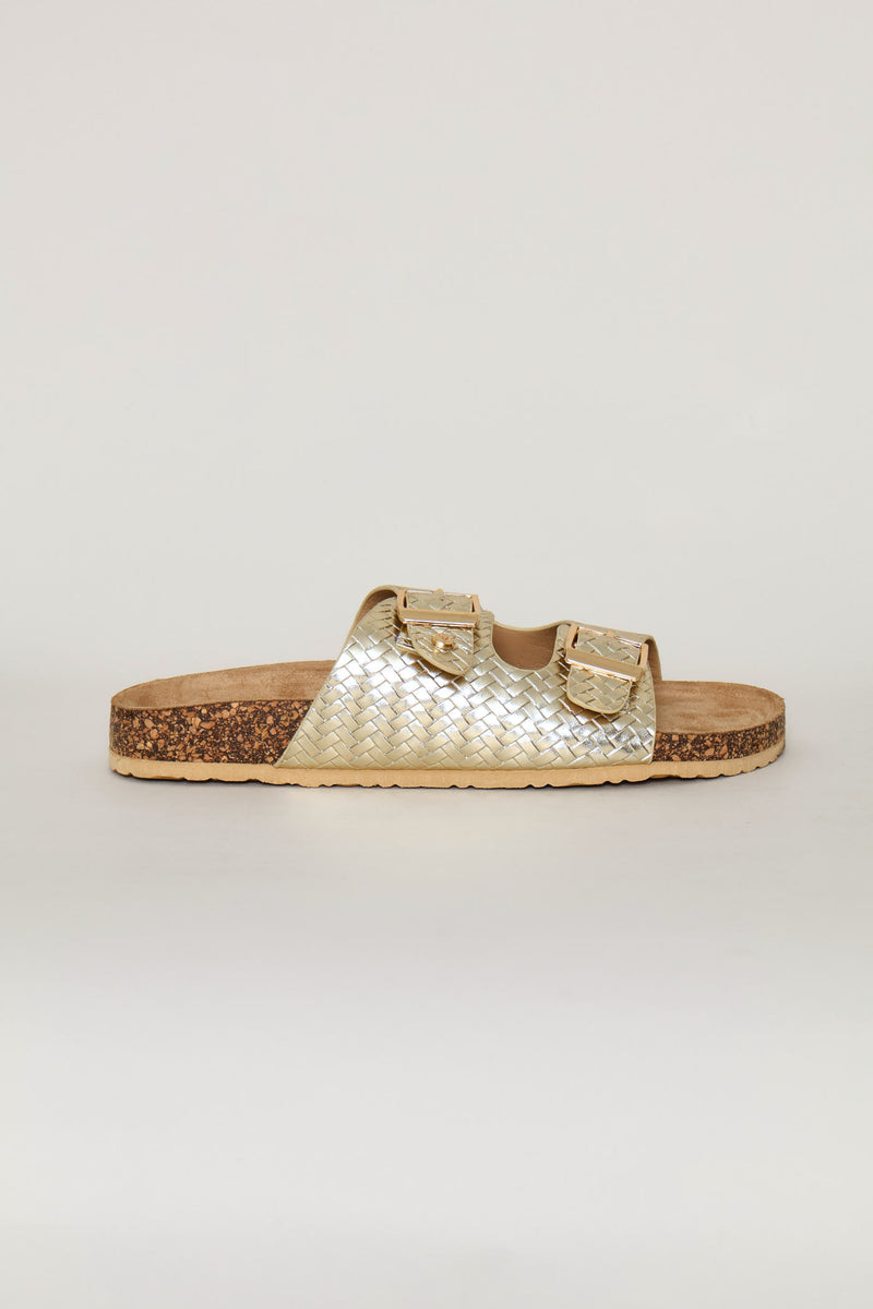 Metallic Sandal - Gold