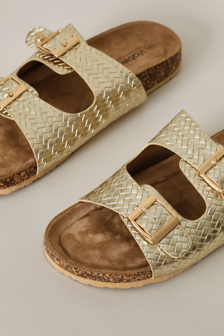 Metallic Sandal - Gold