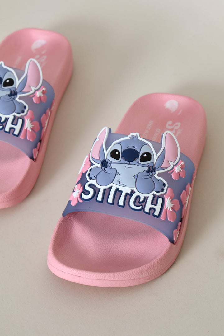 Girls Lilo & Stitch Pool Slide - Pink