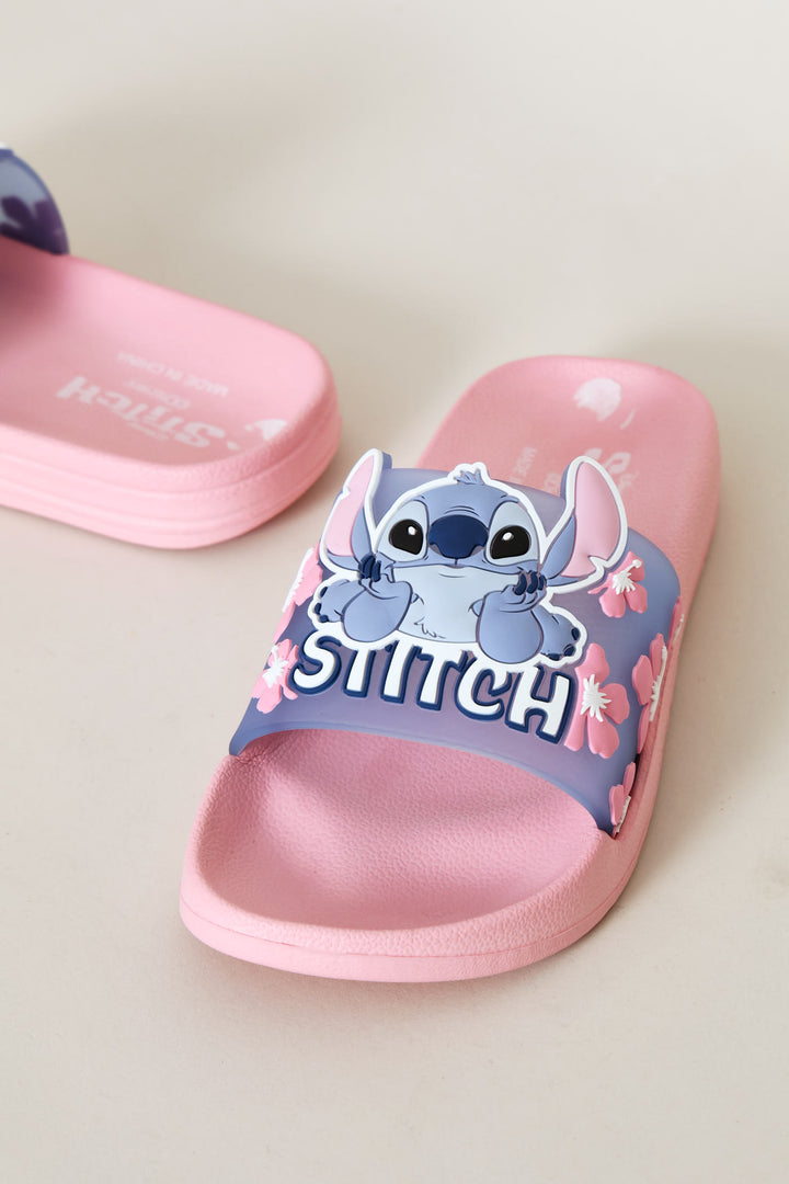 Girls Lilo & Stitch Pool Slide - Pink