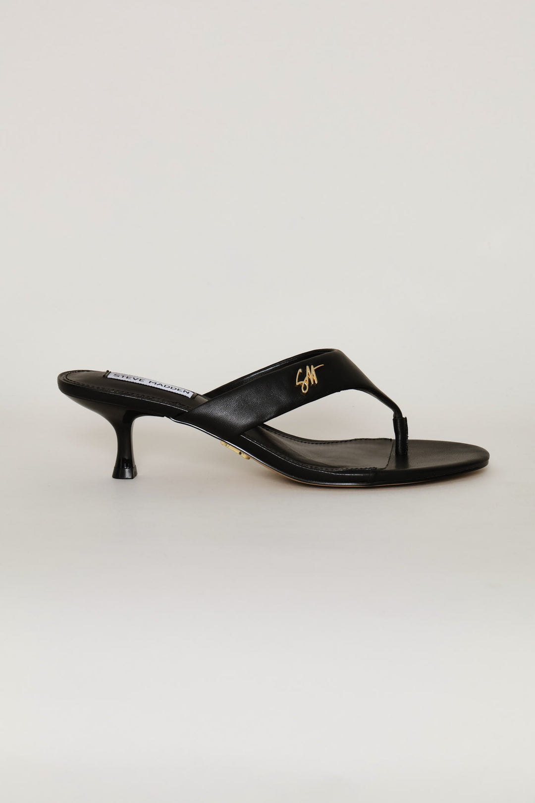 Logo Thong Sandal - Black