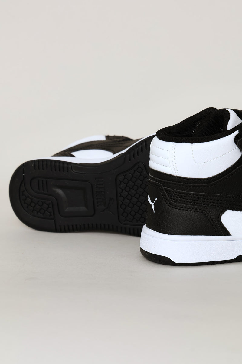 Pre-Girls Rebound Slam Mid Ac Plus Sneaker - White