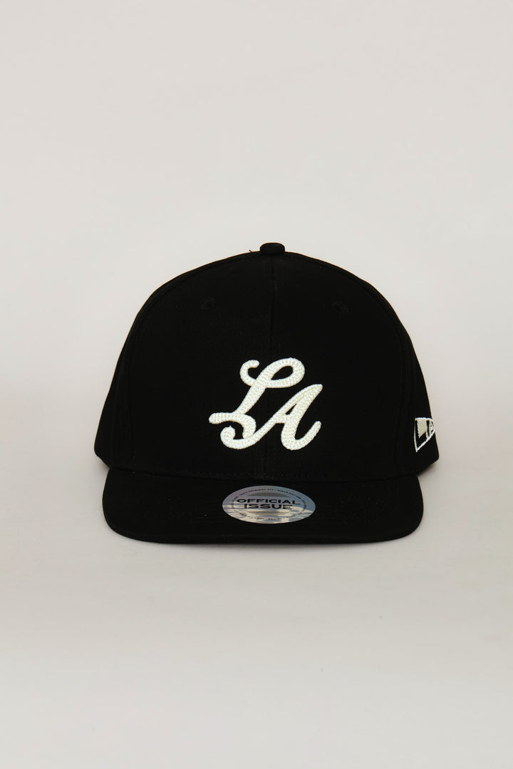 Flat Bill La Cap - Black