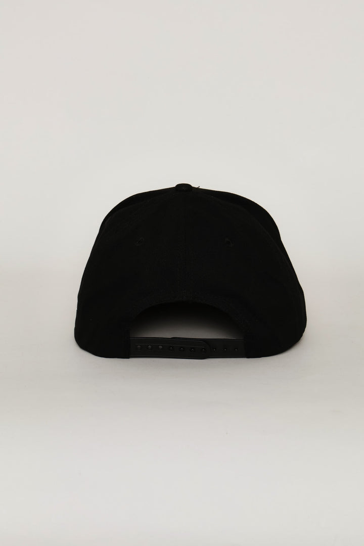 Flat Bill La Cap - Black