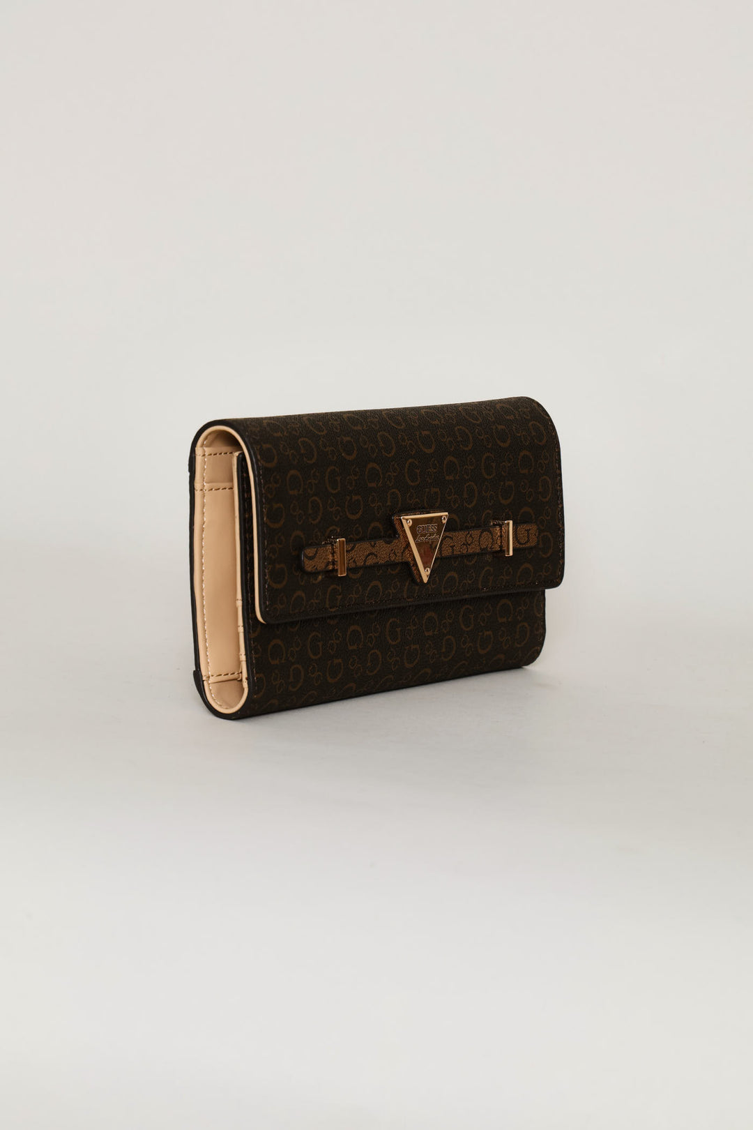 Aria Flap Clutch Purse - Natural