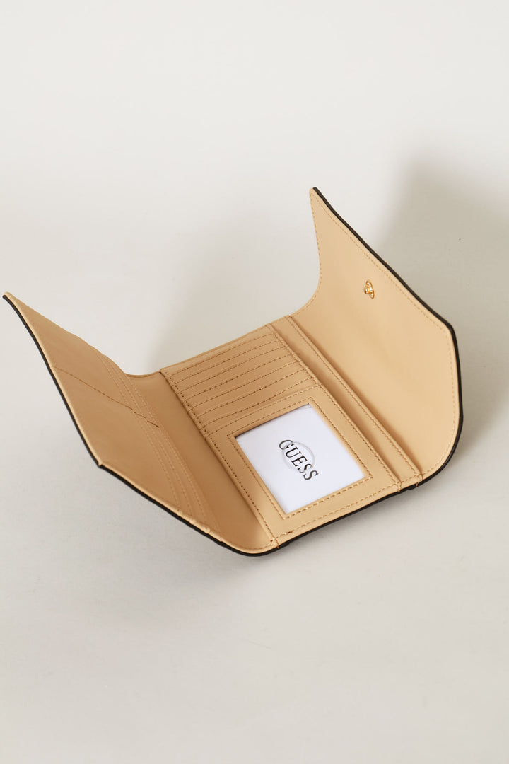 Aria Flap Clutch Purse - Natural