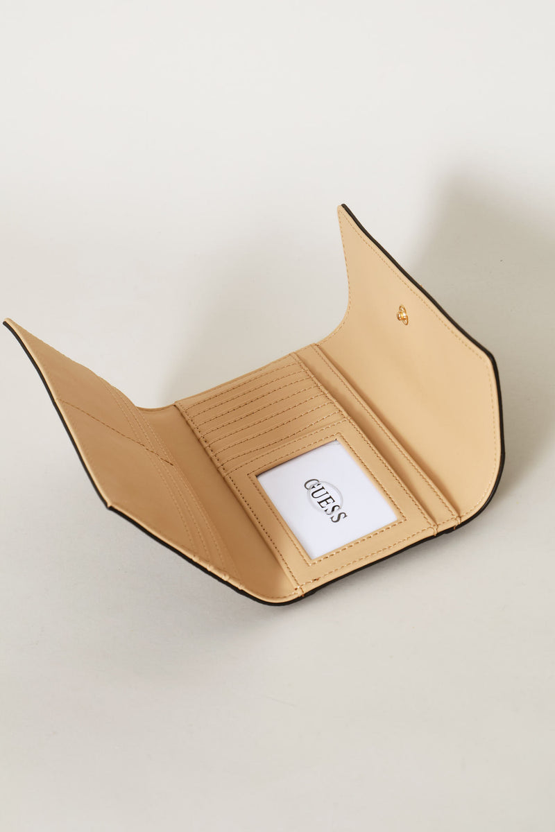 Aria Flap Clutch Purse - Natural