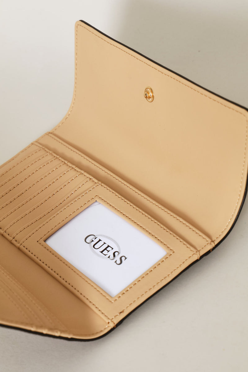Aria Flap Clutch Purse - Natural